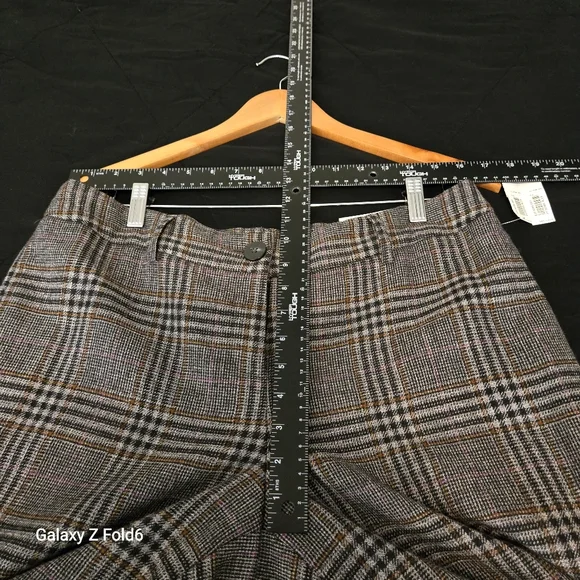Harold’s Women’s‎ Wool Plaid Pants Size 12 NWT Contemporary Fit Alex Flawed - Picture 8 of 10
